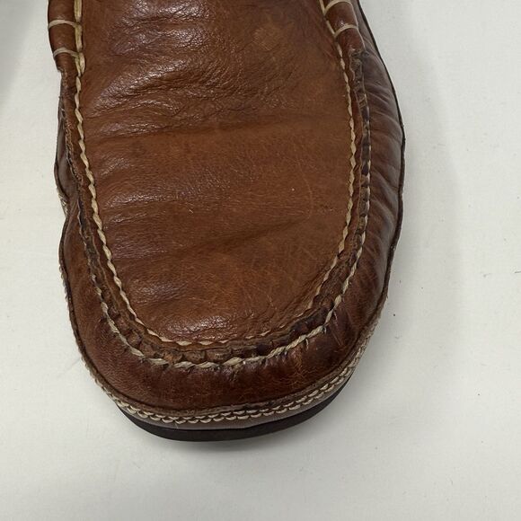 Cole Haan Country Loafers Shoes Womens 10.5 AA Narrow Brown Leather Business - Picture 8 of 16